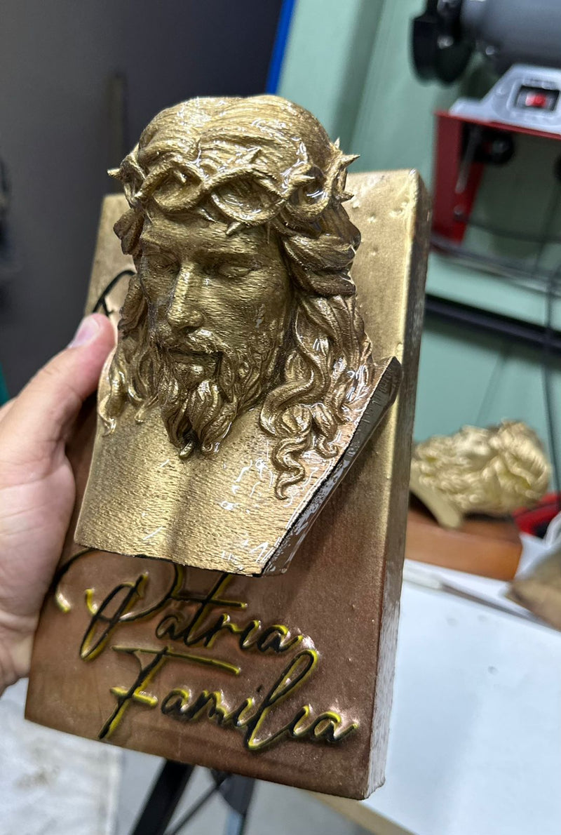 Busto Artesanal De Jesus Cristo 3d