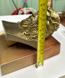 Busto Jesus Cristo Coroa Espinhos Dourado 3d