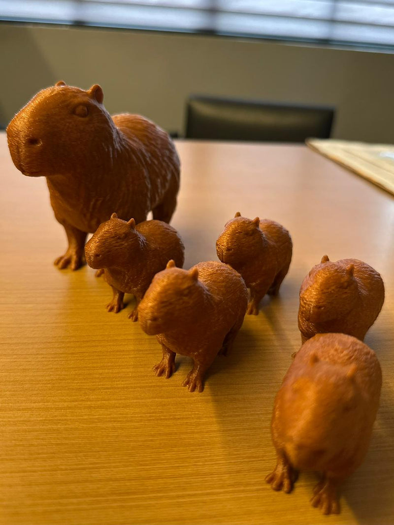 Escultura Capivara Decoração Impressão 3D