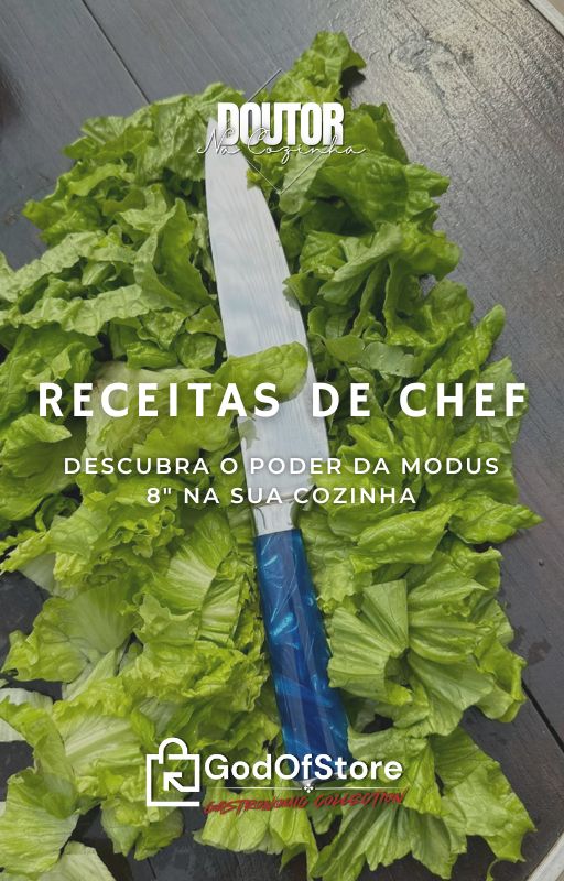 MODUS 8" Faca Chef + BRINDE EBOOK GRATIS