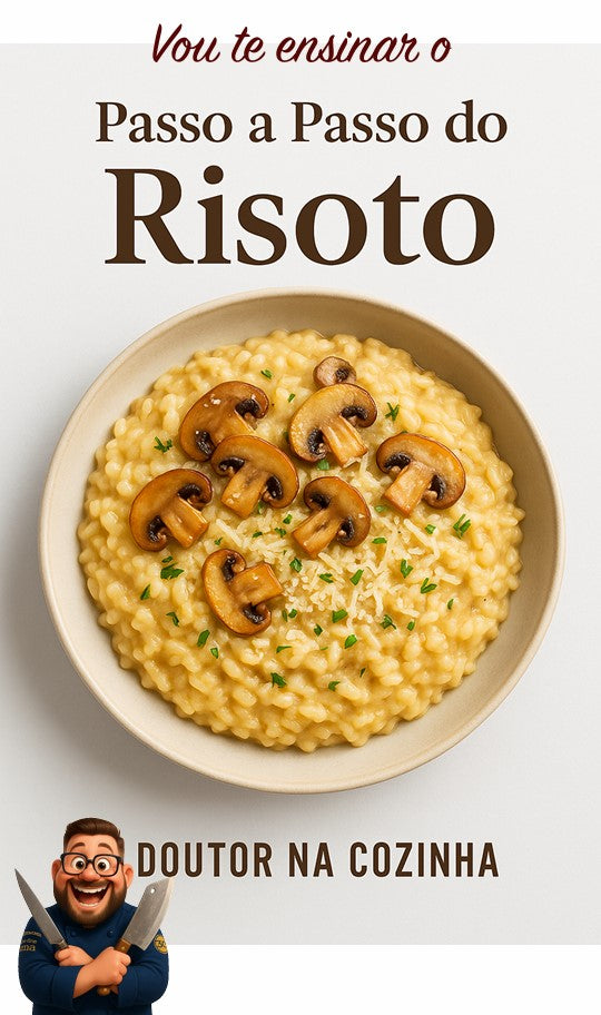 E-Book Risoto passo a passo com Doutor na Cozinha