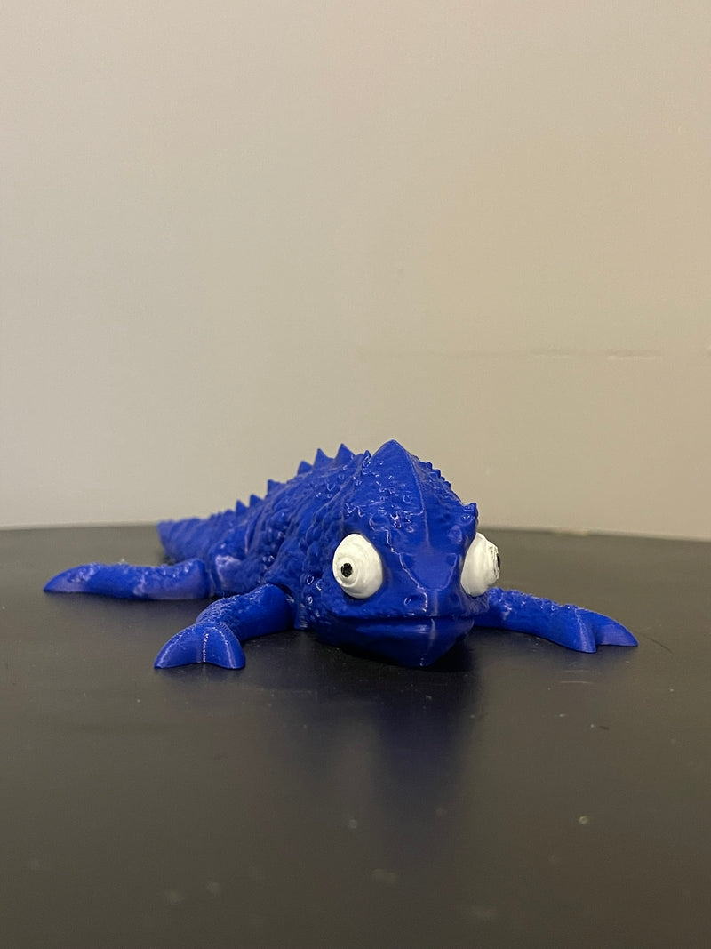FIGURA CAMALEAO ARTICULADO 3D
