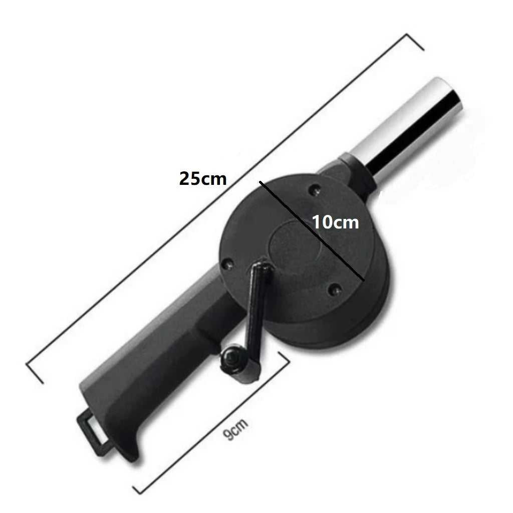 Assoprador Acendedor com Manivela